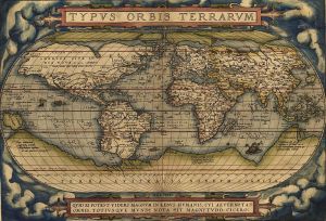 One of the first maps of the world was created by a Dutch artist, thanks in part to Dutch exploration teams. Abraham Ortelius, Typus Orbus Terrarum, 1564. 