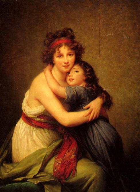 Madame Vigée Le Brun and her Daughter, 1789. 